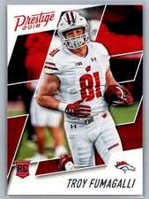 Troy Fumagalli #241, Rookie Card, Wisconsin Badgers Football Card, 2018 Panini. rookie card picture