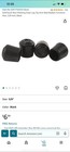 SoftTouch by Waxman Chair Tips 5/8 in Black Rubber Non-Marking Anti-Skid 4 Pack — photo 1