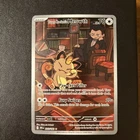 Team Rockets Meowth Destined Rivals Illustration Card 203/182 Mint Condition