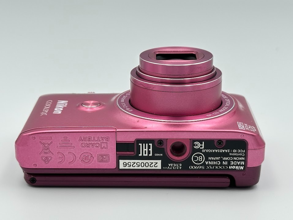 Nikon Coolpix S6900 Pink in Box 16.2 MP Digital Camera From