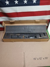 BWE5-Piece Bath Hardware Set with Double Hooks Towel Ring 24in Towel Bar Black