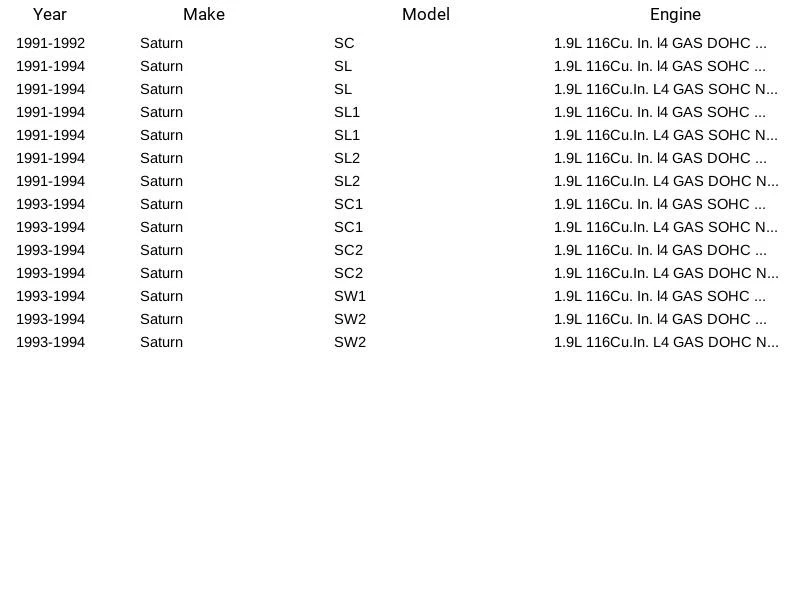Sensor de oxígeno GM 21020136 para Saturn SC SC2 SL2 SW2 SC1 SL SL1 SW1 1991-1994 Foto 3 de 3