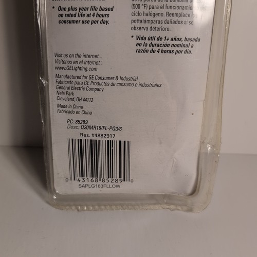 NEW GE 85289 20 Watt Floodlight Light Bulbs Track & Recessed Pack Of 3 - Picture 4 of 5