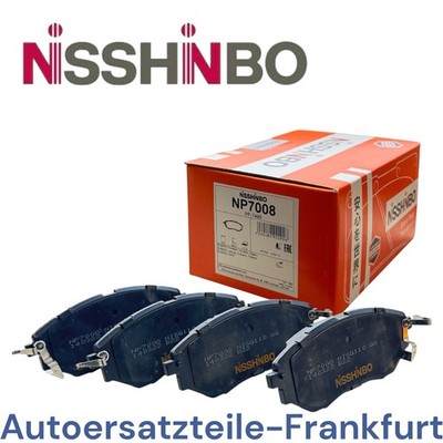 NISSHINBO Bremsbeläge VORNE für SUBARU FORESTER IMPREZA LEGACY 4 5 6 LEVORG