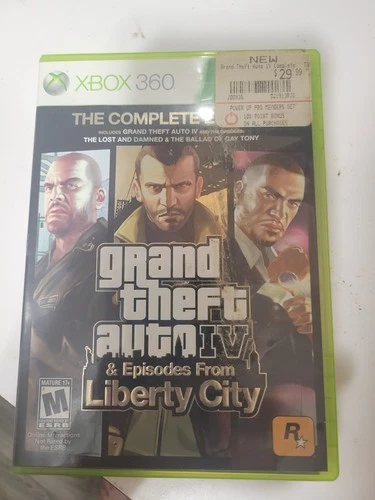 Grand Theft Auto IV & Episodes Xbox 360 Rockstar NTSC-U/C Action Manual