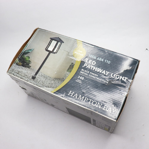 Hampton Bay LED Landscape and Walkway Light Black L08457