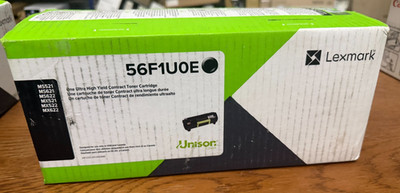 GENUINE Lexmark 56F1U0E ULTRA HIGH YIELD Toner Cartridge MS521 MX621 NEW SEALED!