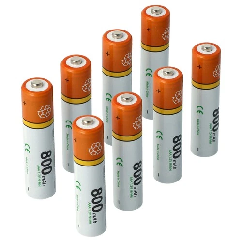 8x AAA Micro Akku für Panasonic KX-TGJ310 KX-TGH723 KX-TGH722 800mAh 1,2V