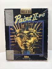 DELUXE Paint II 2 by Electronic Arts for IBM, Compaq - FRENCH - Damaged Cover