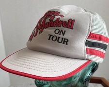NICE VINTAGE BARBARA MANDRELL TOUR HAT GRAY SNAPBACK 3 SIDE STRIPES VGC 3