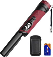 DR. TEK Metal Detector Pinpointer for Adults  Kids, IP68 Fully Red