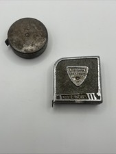 Lot Of 2 VTG Tape Measures • Craftsman 10 Ft • Master Round • Both Made In USA!