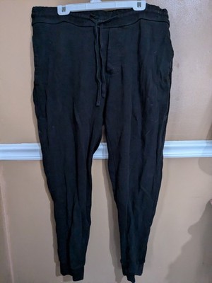 American Eagle USA Black Terry Jogger Sweatpants Size Men's XL