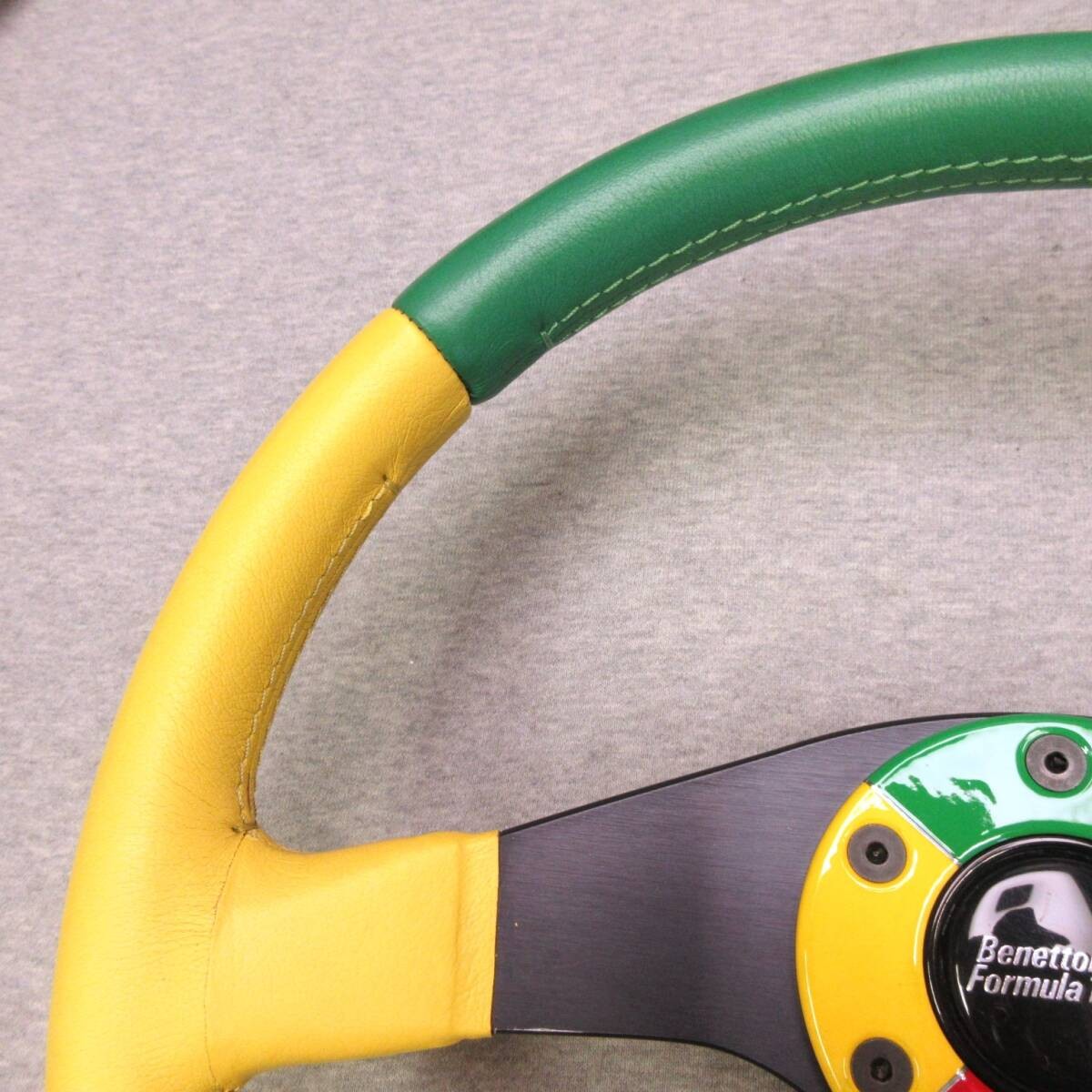 MOMO Benetton Formula 1 Steering Wheel 350mm 92 4-Color Leather