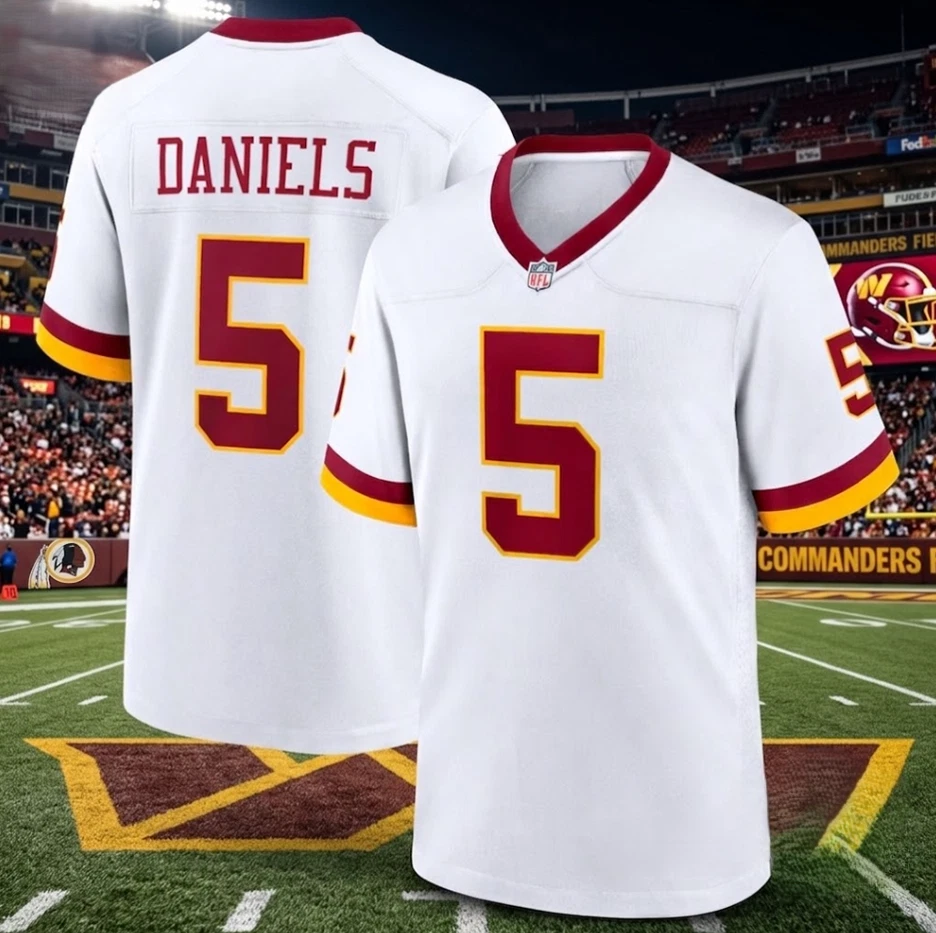 Washington Commanders Jayden Daniels New 2026 Jersey