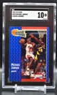 1991-92 Fleer Michael Jordan League Leaders Card #220 SGC 10 Gem Min Bulls GOAT