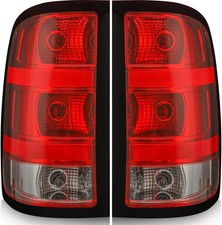 Tail Light Assembly Compatible with 2007-2013 GMC Sierra 1500 2500HD 3500HD Fact