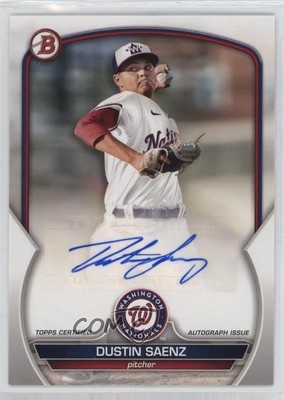2023 Bowman Paper Prospect Auto Dustin Saenz #PPA-DS Auto