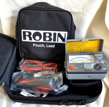 NEW Robin K3323 Low Voltage Insulation Tester - 25V 50V 100V - Full Kit NSN