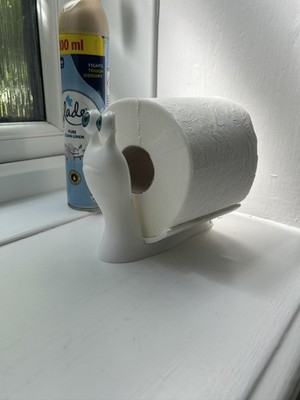  Toilettenpapierrollenhalter Happy Fun Schneckenform Papierständer lustig Anima