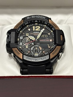 Casio GA1100-9G (5441) G-Shock Gravity Master Gold Men's Pilot