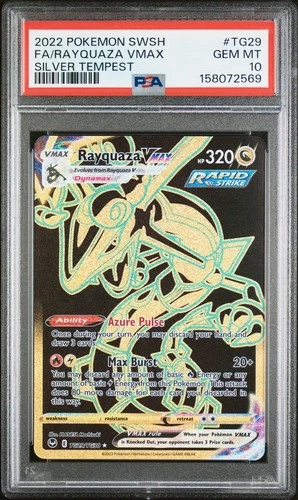 Pokemon Rayquaza Vmax TG29 PSA 10 TG30 Silver Tempest