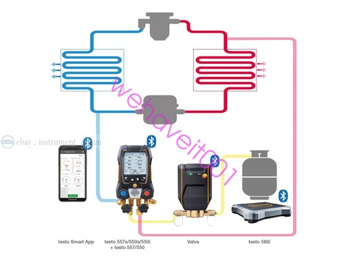 Testo 560i Digital refrigerant scale with Bluetooth 0564 1560