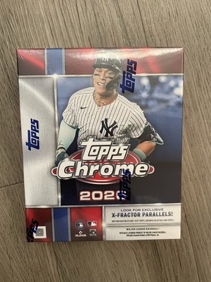 2026 TOPPS CHROME BASEBALL MEGA BOX (42 Cards) MLB Brand New Sealed