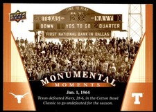 2011 Upper Deck University of Texas 1964 Cotton Bowl Texas Longhorns #83