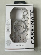 Case-Mate Floral Gems Case for Apple iPhone 15 Pro 6.1" 