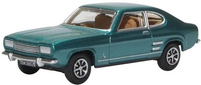 Oxford Diecast Ford Capri Mk.1 'Aquatic Jade' Die Cast Model 1:76 00 Scale New
