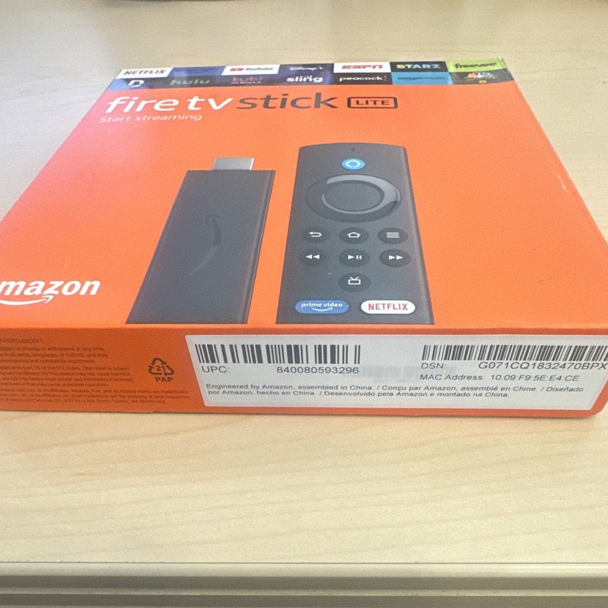 Amazon Fire TV Stick　未開封 Amazon Fire TV Stick HD (newest model) free and live TV, Alexa