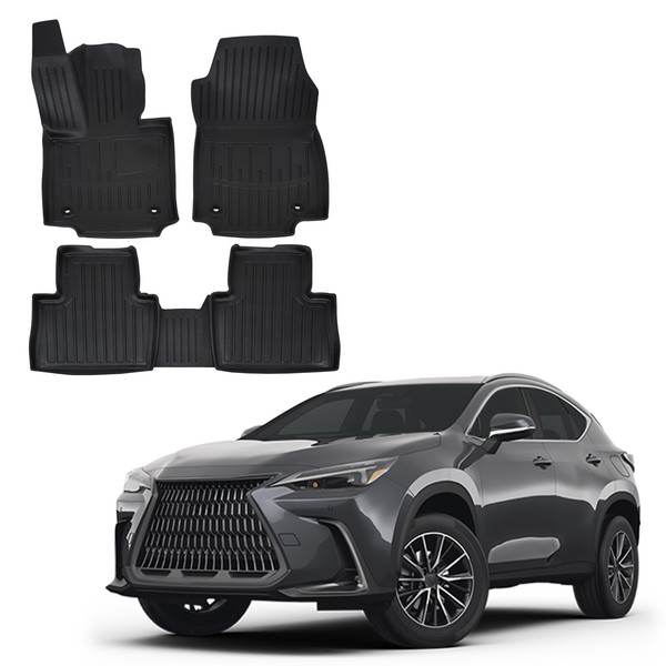 Gummi FußMatten Gummimatten FüR Lexus Nx Ab 2021 5-Tlg Scoutt-image