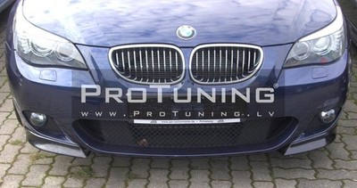 For BMW E60/E61 M Sport Flaps Spoilers Front Bumper Splitters Elerons Performanc