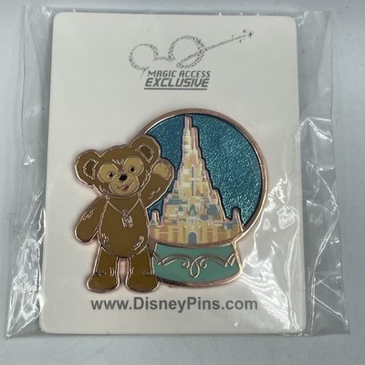 Hong Kong Disneyland Parks Duffy Bear Pin Anstecker   Magic Access Exclusive   Neu
