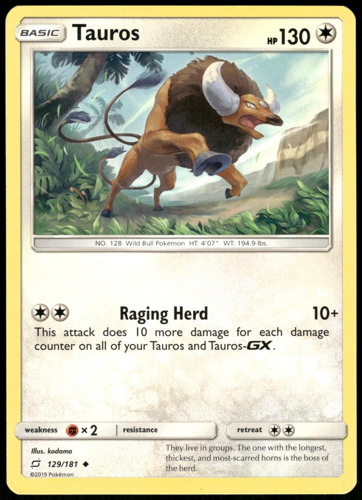 Tauros 129/181 UC Team Up 2019