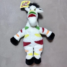 Vintage Fruit Stripe Gum Zebra Yipes 1990 Advertising Plush Stuffed Animal 17"