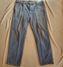 Levi's 550 Relaxed Fit Denim Blue Jeans, Size 40x32, Made In USA