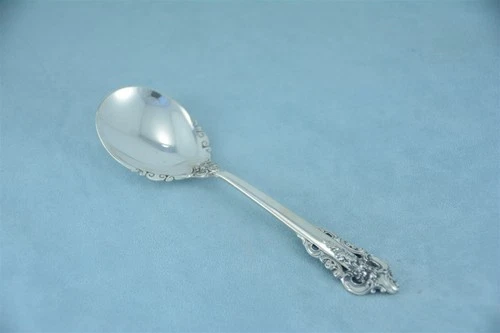 Wallace Grande Baroque Sterling Silver 6-1/4" Sugar Spoon No Monogram