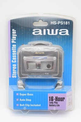 AIWA Walkman HS-PS181 Stereo Radio Cassette Tape Player New In