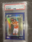 2024 Donruss Optic Bo Nix Rookie Blue Hyper - PSA 10