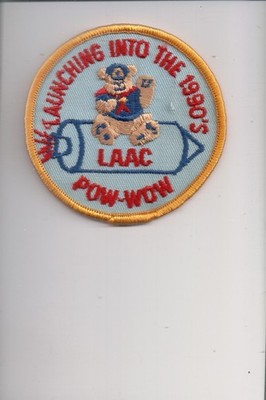 1990 LAAC Pow-Wow Lauching Into the 1990's patch