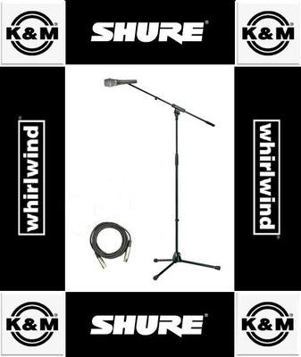 NEW Shure Beta 87A  87 Microphone w/ K&M Stand & Cable Free US 48 State Shipping