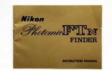 Excellent Nikon Photomic FTN Finder Instruction Manual #P4257