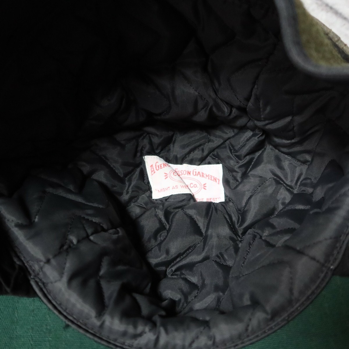 Vintage Filson Tin Cloth Long Bill Hat Cap Wax Cotton Fishing