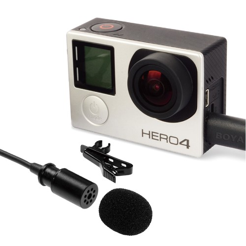 Pro Audio Lavalier MIC GM10 for Gopro Hero 4 3+ & 3 superb sound audio record - 第 3/4 張圖片
