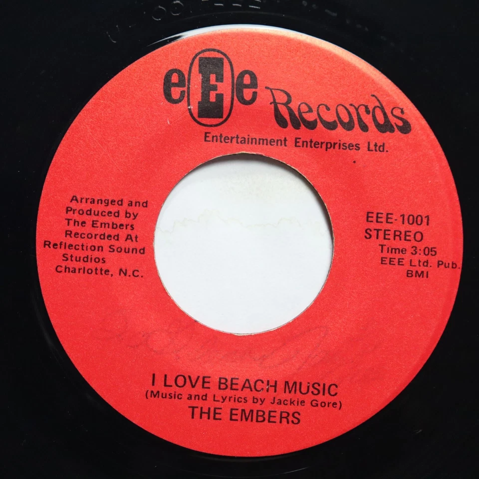 EMBERS - WHY DID YOU LEAVE ME / I LOVE BEACH MUSIC - SOUL 45 Foto 2 de 2