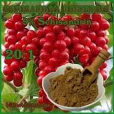 ORGANIC SCHIZANDRA (SCHISANDRA CHINENSIS) 20:1 EXTRACT 9% Schisandrin 1LB