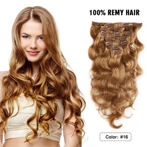 100 Real Thick Full Head Long Clip In Real Human Hair Extensions