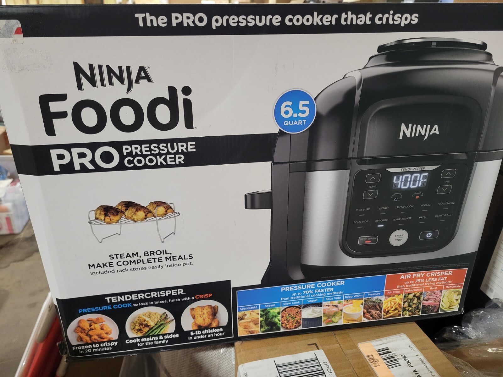 Ninja FD302 Foodi 11in1 Pro 6.5 qt. Pressure Cooker & Air Fryer that